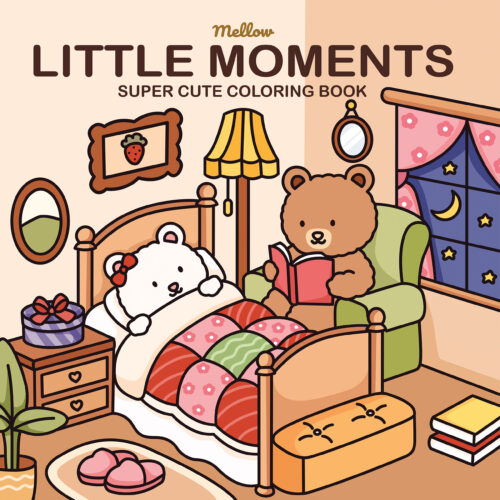 Little Moments: Super Cute Coloring Book cover