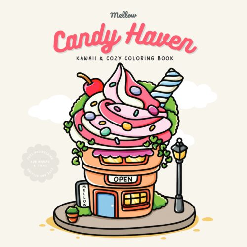 Candy Haven: Kawaii & Cozy Coloring Book cover